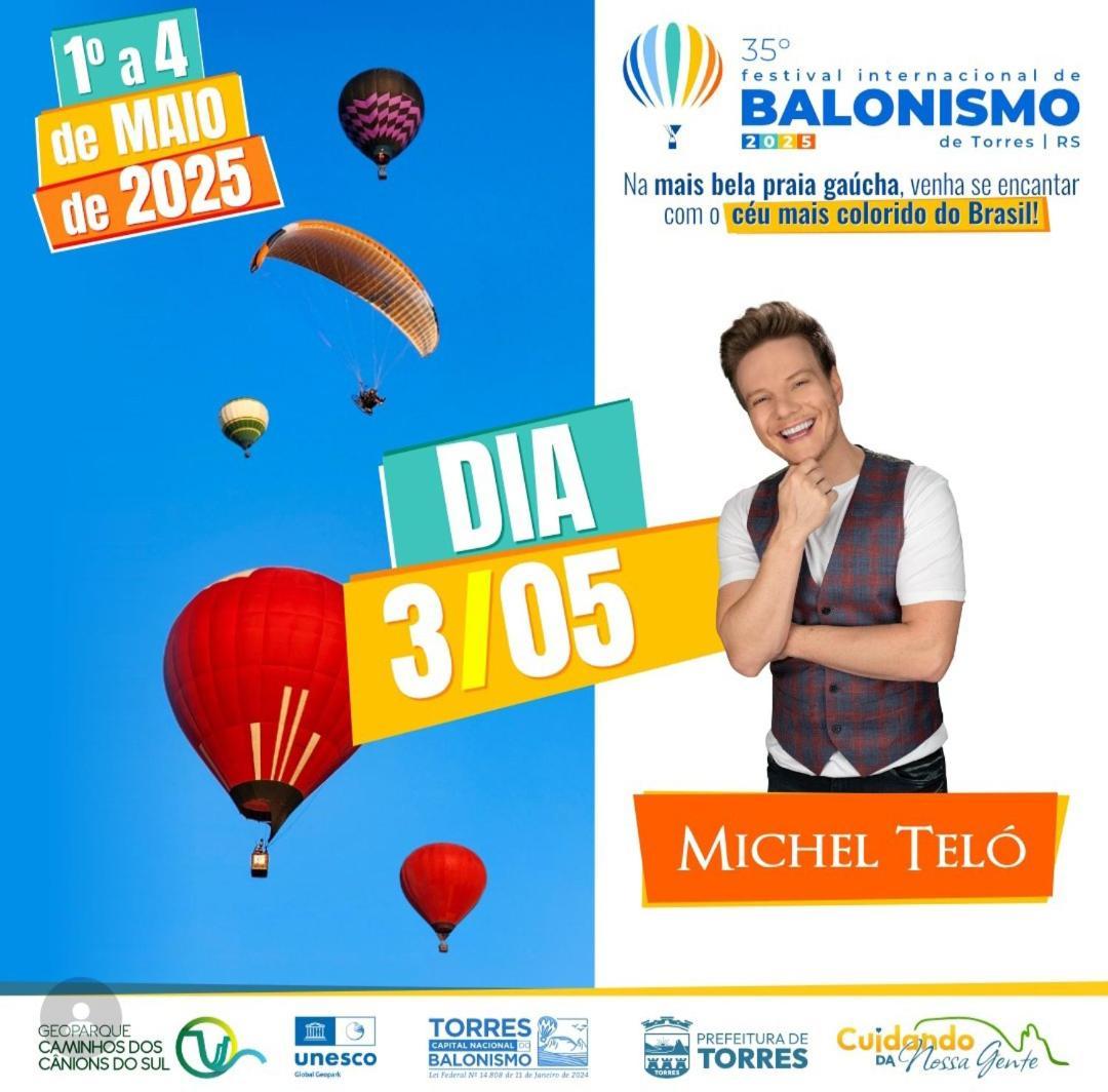Kitnet S1 Em Torres-Rs - Na Mais Bela Praia Gaucha - Cozinha - Banheiro - Ar Condicionado - Tv E Wi-Fi - Estacionamento - Anfitria Superhost No Bnb Exterior photo